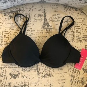 Black Push Up Swimsuit Top